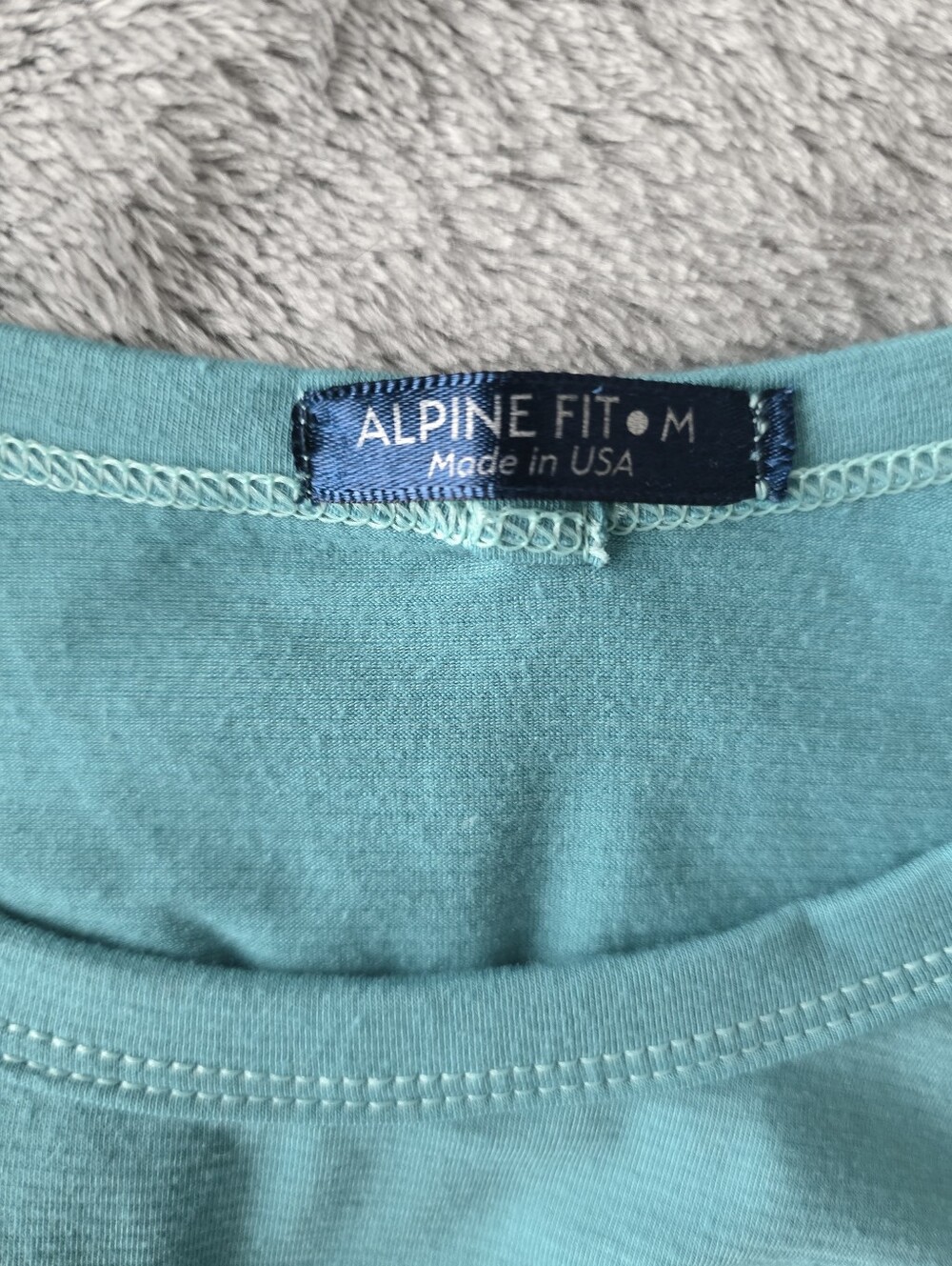 Alpine Fit Wild Iris Rendezvous Ridge Long Sleeve Top Glacial Teal M - Picture 4 of 9